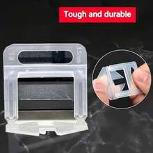 Clipes para sistema de nivelamento de ladrilhos, clipes niveladores de ladrilhos, 2.000 espaçadores niveladores de ladrilhos faça você mesmo para instalação profissional de ladrilhos de cerâmica e pedras