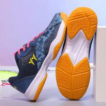 Women's Badminton Shoes For Training, Wear-Resistant & Anti-Slip, High Rebound, Suitable For Beginners And Advanced Players, Indoor & Outdoor, Lightweight & Breathable, Non-Slip, Shock-Absorbing, Student Training, Fashionable Sports Shoes, Casual Sports Shoes, Team Training Equipment, Competition Shoes - Blue - View 4