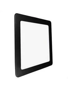 Luminária LED Embutir Quadrada 18W 6500K Preto Fosco - Preto - Visão 1
