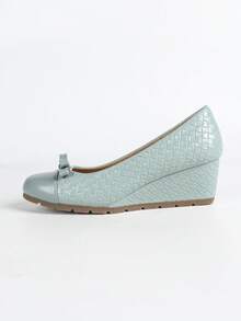 Giày cao gót mũi nhọn đế xuồng mềm mại thoải mái thời trang nữ - Màu xanh nhạt - Xem 6