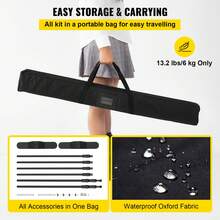 10x8ft Backdrop Banner Stand, Adjustable Height & Width, Last Step & Repeat For Trade Show Wall Display Photo Booth Background - 10 X 8 Pies - View 6