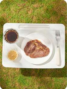 笔记本电脑床头柜，带手机卡槽的床头柜托盘，便捷床上笔记本电脑支架，折叠式膝上桌，可用于工作、阅读、写作、餐桌，可放置在床上、沙发上、地板上，适合返校季 - 彩色 - 查看 9