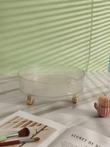 360 Degree Rotating Cosmetic Storage Box, Lotion Display Box, Large Capacity Round Tray, Makeup And Perfume Storage Box, Rotating Spice Rack,Suitable For Countertop, Bedroom, Bathroom And Kitchen,Gifts For Women,Christmas Gifts,Gift Ideas For Women - Multicolor - View 6