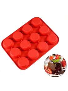1pc, 12 Cups Silicone Muffin Pan, Nonstick Cupcake Pan, Regular Size Silicone Mold, Baking Tools, Kitchen Gadgets, Kitchen Accessories Home Appliances Gadgets Tools Christmas Stuff Cooking Christmas - Multicolor - View 6