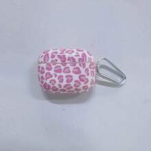 1个粉色豹纹保护壳，兼容苹果Pro 2、Pro 3、3、2、1，全包防摔