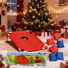 2 Sets Of Red And Blue Board 12-Pocket Toss Game Sets, Portable Outdoor Bean Bag Games, Perfect For Camping, Beach Fun, And Family Parties, Backyard Games, Portable Bean Bag Toss Games, Lawn Games For Adults, Camping Games, Backyard Games For Adults, Tossing Games, Playground Games, Beach Games For Adults, Backyard Party Games, Bag Toss Games, Large Lawn Games, Camping Board Games, Island Games, Throw And Catch Games, Camping Activities, Backyard Fun Games, Outdoor Games, Outdoor Party Games, Christmas Lawn Games, Beach Toss Games - 2-pack (red and Blue) - View 9