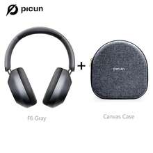 Picun F6 Hybrid Active Noise Cancelling Headphones Offer 120 Hours Of ANC Playback Time, 16 EQ Modes, Transparency Mode, Wireless Over-Ear Design, Spatial Audio, And Head Tracking.