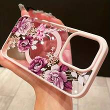 Magnetic Magsafe Case For IPhone 17/16/15/14/13/12/11 Pro Max/Plus Wireless Charging Case - 粉紅色 - 查看 2