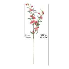 5 Pcs Decorative Plants, Dried Flowers, Fake Flowers For Wedding, Home, Party Decoration,Table Centerpiece Arrangement  Indoor Decor Window Tabletop Office Colorful - 深粉紅色 - 查看 5