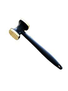 1pc Zinc Alloy Meat Tenderizer, Double-Sided Metal Meat Mallet, Square Steak Pounder, Meat Tenderizer, Home Meat Tenderizer, Meat Tenderizing Tool, Kitchen Supplies, Kitchen Gadgets, Kitchen Accessories