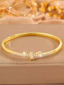 Camhanno Set de 5/1 pulsera de cobre elegante y de alta gama, con acabados pulidos y elementos de diseño diversos e inspiradores, que le harán lucir profesional y elegante, ideal para escenas de viaje diario para realzar el estilo de oficina