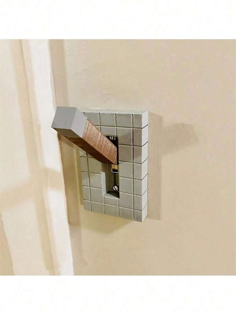 1pc Flip Handle Light Switch Cover, Decorative Light Switch Plate, Gamer Room Decor, 3D Printed Light Switch Cover, Fits Standard Toggle Switch, 4.5 X 2.83 X 0.5 Inches - Nhiều màu - Xem 1