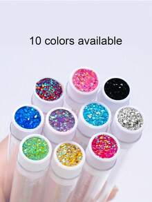 Waloshow Bộ cọ trang điểm mi giả kim cương 1-10-20-30-40-50 chiếc, cọ chuốt mascara nối mi với đầu cọ thay thế, cọ trang điểm kim cương sáng bóng chống bụi. - Nhiều màu - Xem 3