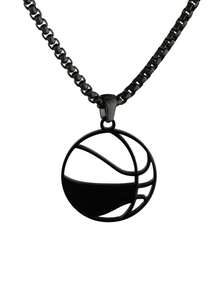 Naszyjnik ze stali nierdzewnej do piłki nożnej, siatkówki, futbolu amerykańskiego, koszykówki z personalizowanym tekstem, prezent dla kolegów z drużyny, zespołu, dziewczyny, przyjaciół, braci, prosty, modny, w stylu hip-hopu ulicznego