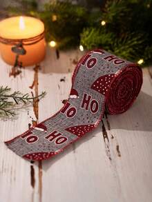 1 caja rosa con borde de alambre, empaque de regalo, cinta decorativa y caja para decoración del hogar, decoraciones navideñas, decoración de habitación, decoraciones navideñas de invierno, decoraciones navideñas para el hogar, regalos de Navidad, decoración navideña