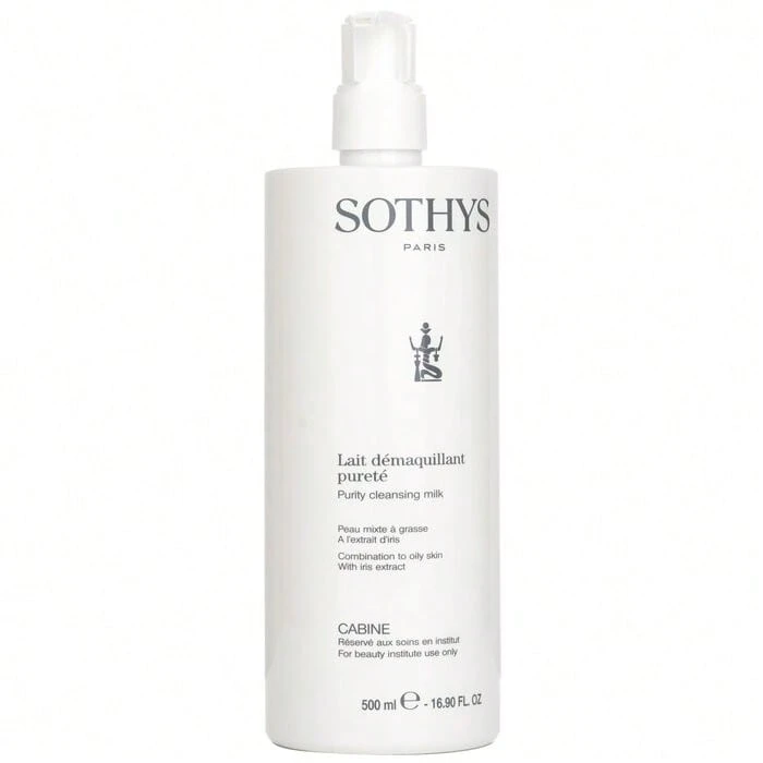 Sothys Purity Cleansing Milk - For Combination To Oily Skin , With Iris Extract (Salon Size) 500ml/16.9oz - AS PICTURE - View 1