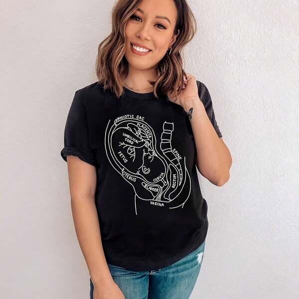 Pregnancy Anatomy Shirt, Fetus In Utero, Midwife Shirt, OBGYN, Nursing Student, Obstetrician, Medi16220 g Camiseta de algodón para todas las estaciones de . Ligera. Transpirable. Considerada. Perfecta para salidas de primavera y aventuras de verano, esta camiseta de algodón puro de 220 g promete una comodidad increíble que dura todo el día. Es la base versátil para innumerables looks, desde conjuntos casuales de vacaciones hasta creativos disfraces de Halloween. Un regalo considerado sin esfuerzo que demuestra que te importa, temporada tras temporada.