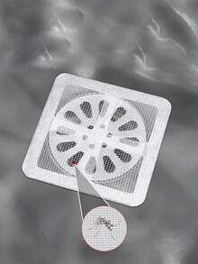 100/50/20/10/5 件一次性自粘式排水毛发收集器 - 易于安装的排水盖贴纸，适用于浴室水槽、淋浴间、浴缸、厨房、洗衣房，有效阻挡毛发并防止昆虫 - 彩色 - 查看 9