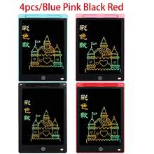1pc/2pcs/5pcs LCD Color Drawing Tablet, Writing & Drawing Pad, With Stylus Pen, Montessori Electronic Writing Board, One-Key Lock Erase, Reusable