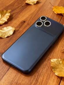 3pcs Camera Lens Protector Compatible With Iphone , With Shiny Metal Rhinestone Ring & 9h Hardness Scratch Resistant Film, Fashion Accessory, User-Friendly Protective Case Gift For Birthday, Family, Friends Sparkling Crystal, Lens Protector, Phone Accessories Waterproof Shockproof Anti-Fall Anti-Fall Anti-Fingerprint Full Cover