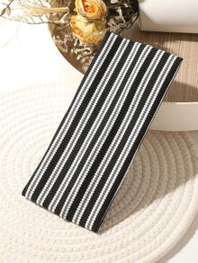 1 Stück/4 Stücke Retro gestreiftes gestricktes Damen Stirnband, geeignet für den täglichen Gebrauch, Lässig veranstaltungen, Sport & Fitness, rutschfest & schweißabsorbierend, Haarschmuck Damen Bandanas, weiche Haarbänder für den Winter