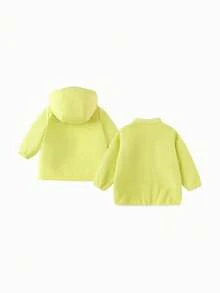 Balabala BalaOne Kids 2 Pieces Cotton Jacket Set, Boys & Girls 2025 Autumn Winter, Cozy Warm Outerwear - Yellow Green - View 5