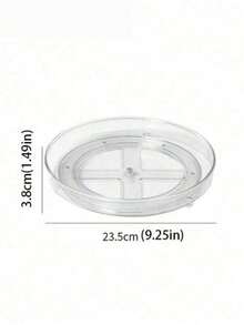 1 szt. Przezroczysty obrotowy, wielowarstwowy organizer na kosmetyki na biurko, półka na kosmetyki do pielęgnacji skóry, perfumy, makijaż, prezent na Walentynki