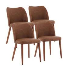 Brown PU-4pcs