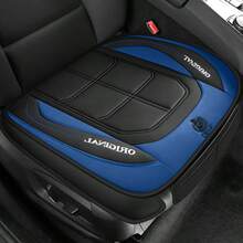 Single Car Front Seat Cover, Durable PU Leather With Storage Pocket, All-Season Fit For Most Cars, SUVs, Trucks - Snug Protection