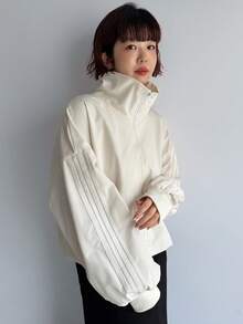 FRIFUL 女士宽松撞色夹克，纯色，简约，休闲日常穿着，返校服装