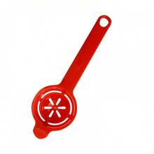 Separador manual de yema de huevo de mango largo de plástico, filtro de huevo colorido de PP, herramienta de repostería transfronteriza en stock, separador de clara de huevo - Multicolor - Ver 8