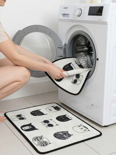 60x100 Cm Oval Non Slip Bathroom Mat Soft, Absorbent Durable Made In Turkey view 2