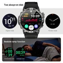 SGDDFIT Relojes inteligentes - Reloj de malla negra + correa de silicona negra - Ver 8