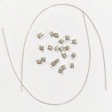 20pcs/Set Stainless Steel Delicate Versatile DIY Tooth Decor, Suitable For Men And Women, Elegant Gift