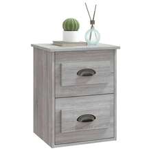vidaXL 2 Stück Nachttische In Grau Sonoma Optik, 41,5x36x53 Cm - Grau - Übersicht 5