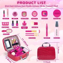 Pretend Makeup For Toddlers, Toys Play Makeup Set For Kids, Toddler Makeup Kit Pretend, Birthday Gifts Toys For 3 4 5 6 7 8+ Year Old Girls (Not Real Makeup) - Hot Pink - View 10