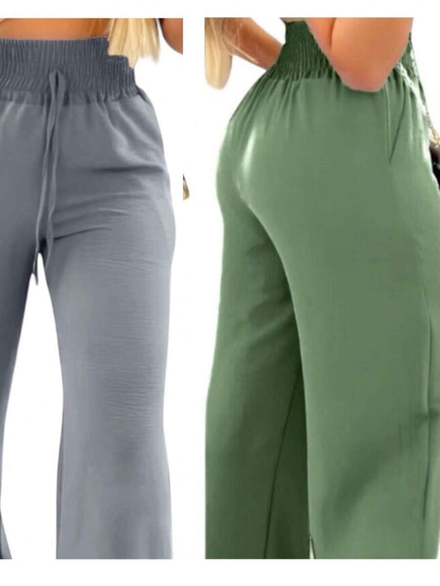 Simple Polyester Daily Pocket - رمادي + أخضر عسكري - مشاهدة 1