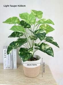 1个20厘米/28厘米手工绳编收纳篮 - 波西米亚风格花盆篮和洗衣篮，适合家居使用。绳编篮，手工编织植物篮，波西米亚风格收纳篮，黄麻绳收纳篮，玩具收纳篮，悬挂式花盆篮 - 彩色 - 查看 1