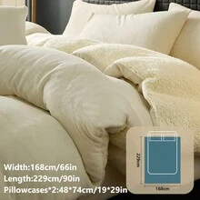 2/3pcs Duvet Cover Set, Winter Warm, Ultra-Soft, Fluffy, Crystal Velvet, Anti-Static, Skin-Friendly, Fade-Resistant, Fits Twin/Full/Queen/King Size, Machine Washable For Bedroom Home And Student Dorm, Luxury Bedding Set, Autumn Decor, Winter Decor
