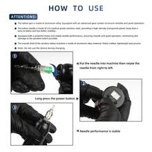 DQFART Kit tatuaggio senza fili, dotato di alimentazione da 1500mAh, macchina per tatuaggi tutto in uno, un kit tatuaggio completo adatto a principianti e artisti del tatuaggio, inclusi aghi per tatuaggi, inchiostro per tatuaggi e vari accessori per tatuaggi, forniture per tatuaggi