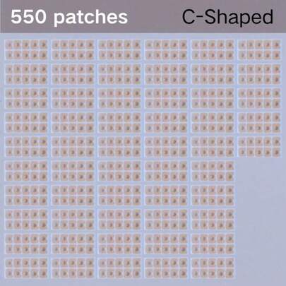 550/440/330/220/110 Nasal Dilator, Nose Patches, Nasal Strips, Sleep Aid Nasal Dilator Patch Set - Designed To Increase Oxygen Intake, And Nasal Breathing.Reduce Snoring, Nasal Relief, And Improve Sleep Quality, This Set Offers Snoring Solutions And Requires No Power Or Batteries.It Can Effectively Alleviate Snoring And Is A Great Gift For Back To School Season.