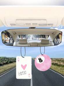 5个可爱粉色蝴蝶结樱桃造型车载香氛挂件，可悬挂于车内，营造清新香氛氛围，适合女性和青少年，可作后视镜/车内装饰，亦可作车内配件或出风口夹式香氛，是圣诞节/情人节的理想礼物，香味可持续30天。 - 彩色 - 查看 27