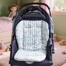 Baby Stroller Seat Cushion Pattern Print Seat Mattress Pad For Carriage,Bassinet Pram - Light Green - View 1