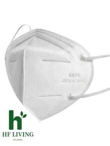 Caja De Cubrebocas Negro Para Adulto Kn95 20 Pz - Blanco - Ver 8