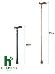 BASTON FIJO DE APOYO VARIOS COLORES LOS PAQUETES PUEDEN SER MULTICOLOR - Plateado - Ver 2