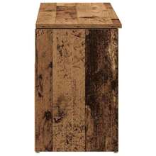 vidaXL Schuhbank Im Altholz-Look, 102x30,5x45 Cm, Holzwerkstoff - Yellow - View 5