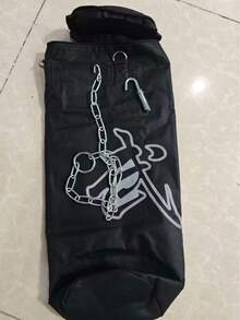 Saco de boxeo colgante, saco de entrenamiento de artes marciales, con ganchos y cadena de acero inoxidable - Sin rellenar