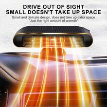 1pc 12V Car Heater 2-In-1 Fast Heating Device, Windshield Defroster For Winter, Fits Cars/RVs/SUVs - Variant - View 4