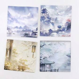 Bellissimi adesivi della serie paesaggio marino, casual e spensierati, adatti per laptop, borracce, computer e custodie per telefono - ottimi per donne, adulti e dipendenti