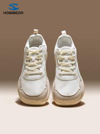 HOBIBEAR 2025新款女士休闲运动鞋，舒适轻便软底宽头休闲步行鞋，百搭学生校园穿着